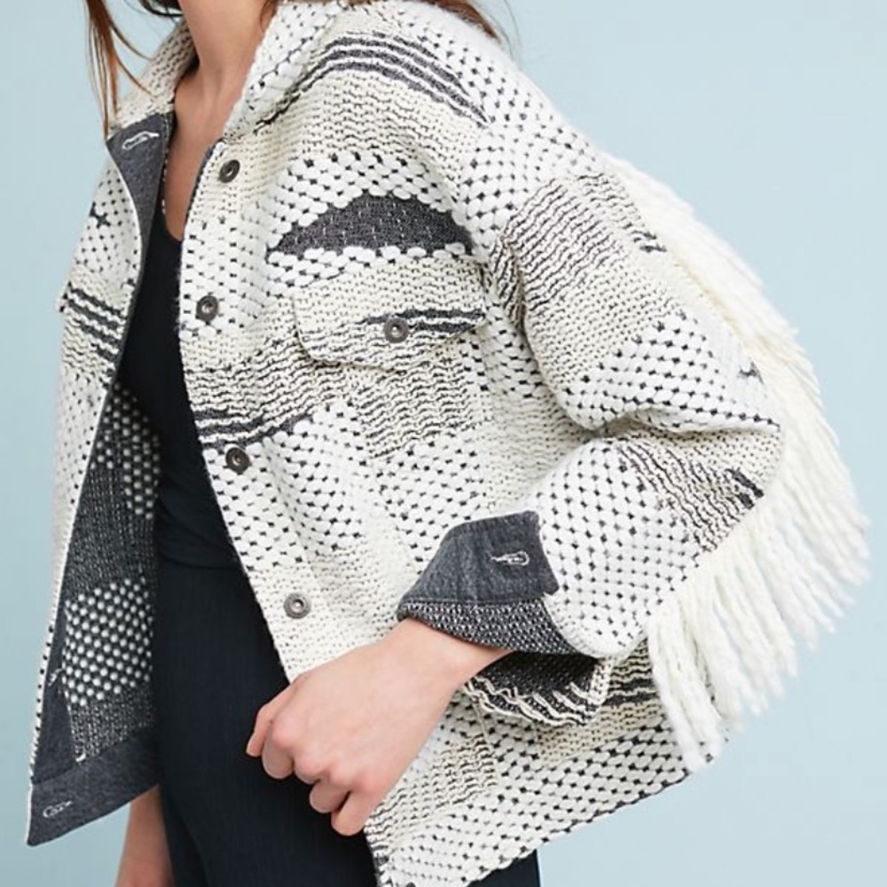 Levi’s handcrafted fringe jacket